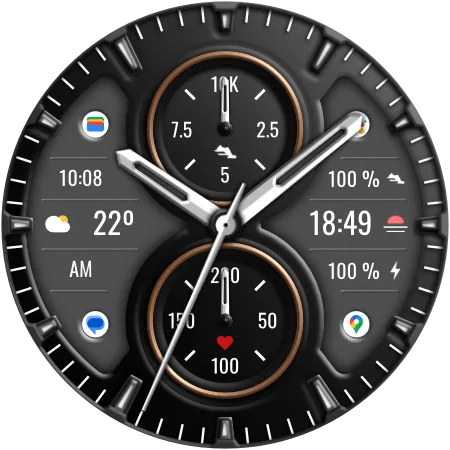 DADAM101 Classic — Classic Wear OS watch face