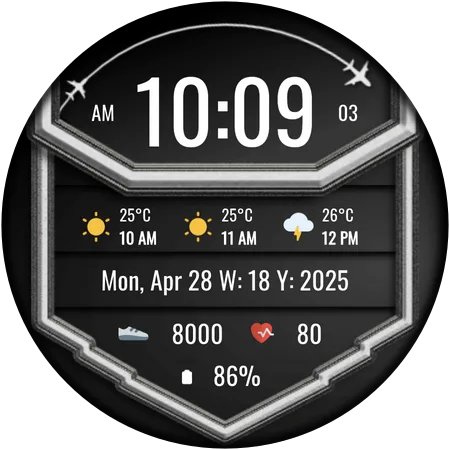 DADAM103 Weather — Weather Wear OS watch face