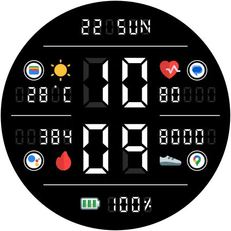 DADAM107 Fitness — Fitness Wear OS watch face