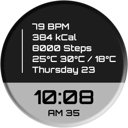 DADAM111 Digital — Digital Wear OS watch face