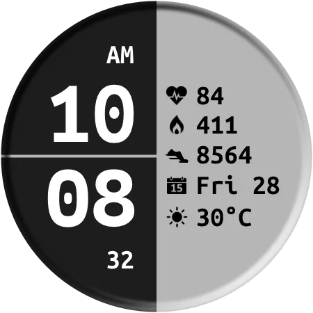 DADAM113 Digital — Digital Wear OS watch face