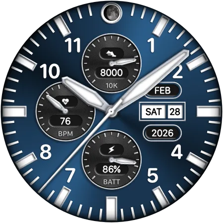 DADAM122 Analog — Analog Wear OS watch face