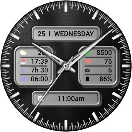 DADAM126 Analog — Analog Wear OS watch face