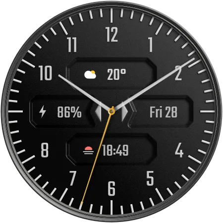 DADAM38 Analog — Analog Wear OS watch face