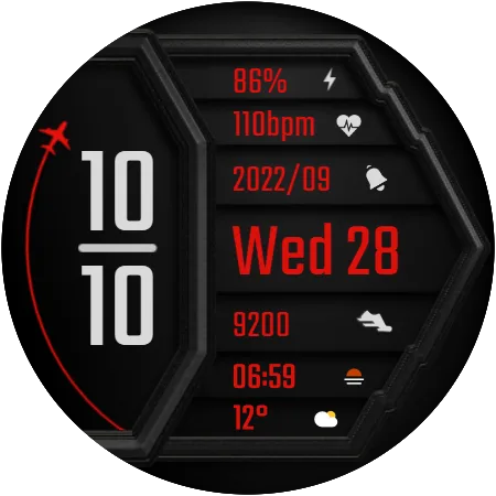 DADAM48 Animated — Animated Wear OS watch face
