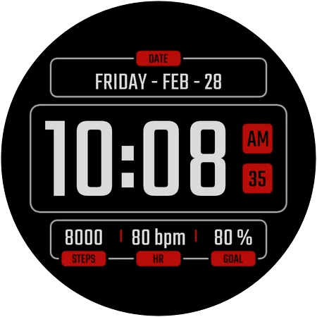 DADAM50 Amoled — Amoled Wear OS watch face