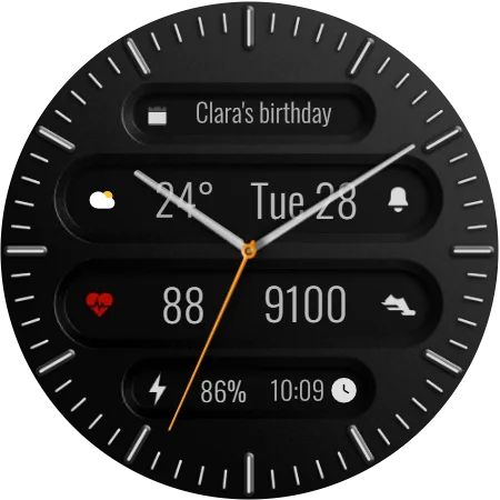 DADAM55 Classic — Classic Wear OS watch face