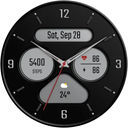 DADAM58W Analog — Analog Wear OS watch face