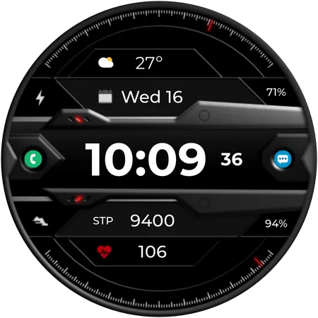 DADAM63 Digital — Digital Wear OS watch face