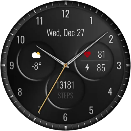 DADAM65 Classic — Classic Wear OS watch face
