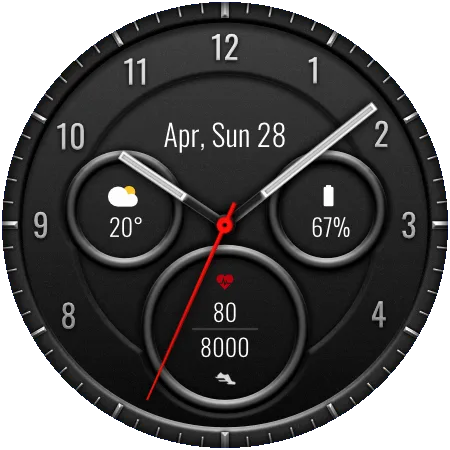 DADAM71 Classic — Classic Wear OS watch face