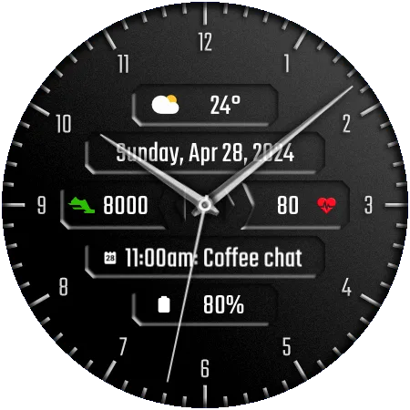 DADAM73 Classic — Classic Wear OS watch face