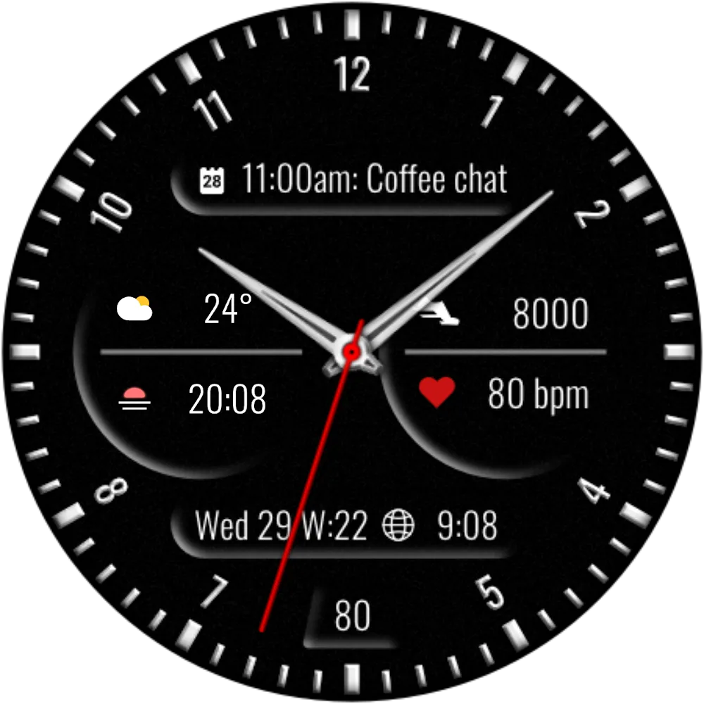 DADAM74 Classic — Classic Wear OS watch face