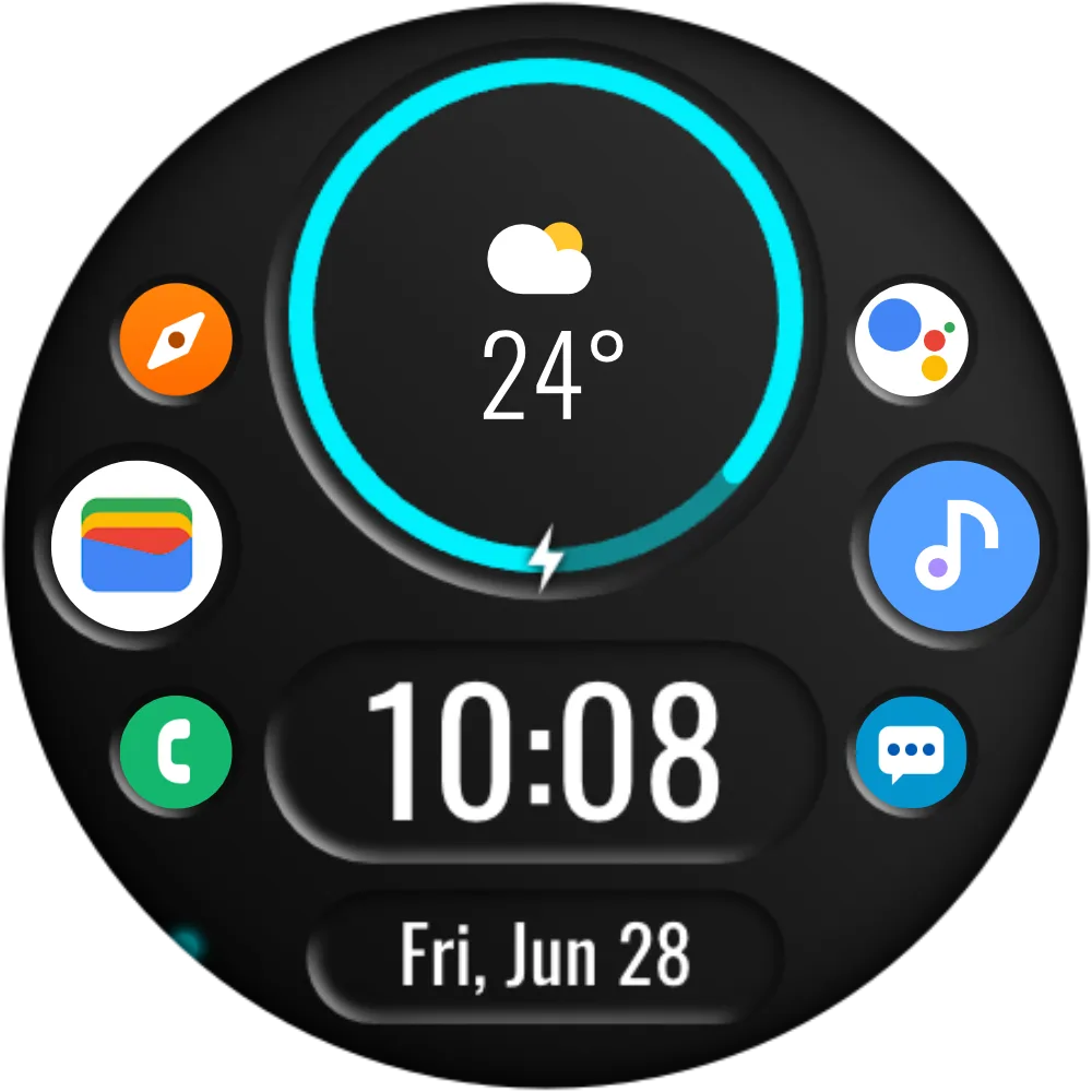 DADAM76 Launcher — Launcher Wear OS watch face