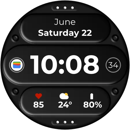 DADAM78 Digital — Digital Wear OS watch face