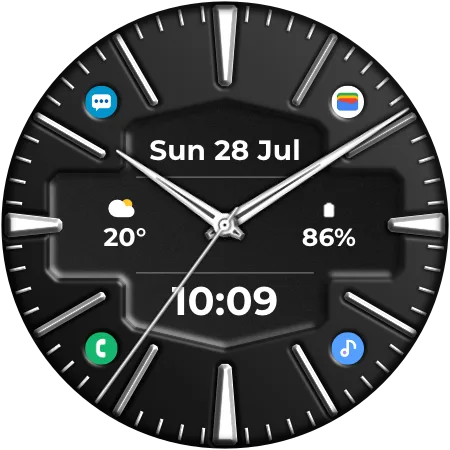 DADAM79 Hybrid — Hybrid Wear OS watch face