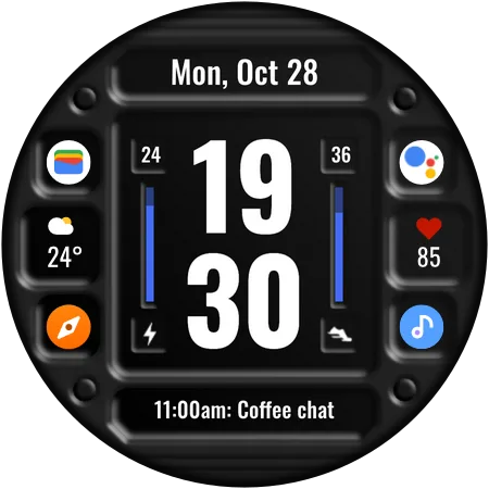 DADAM86 Digital — Digital Wear OS watch face