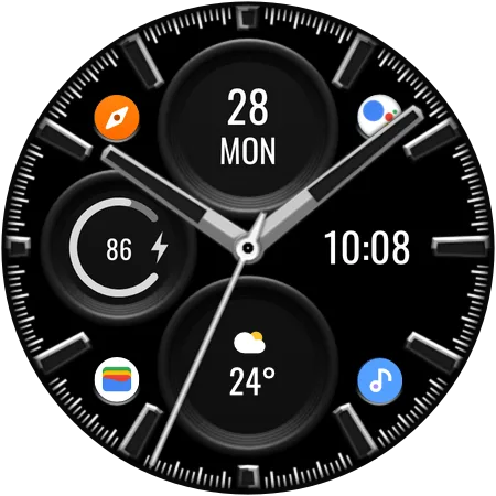DADAM88 Pro Hybrid — Pro Hybrid Wear OS watch face