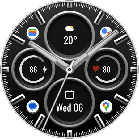 DADAM90 Classic — Classic Wear OS watch face