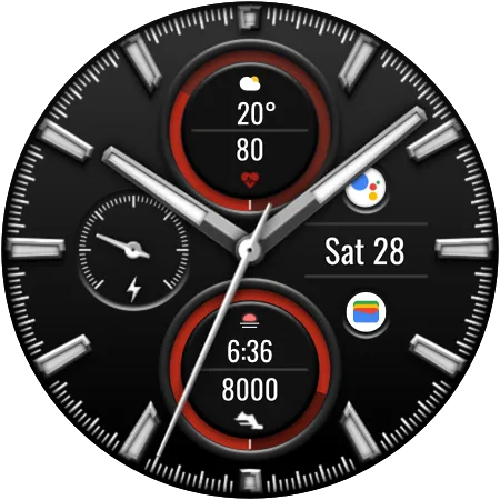 DADAM95 Analog — Analog Wear OS watch face