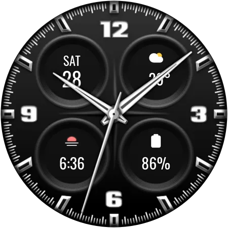DADAM96 Analog — Analog Wear OS watch face