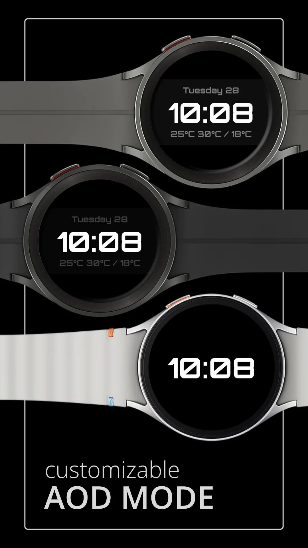 DADAM112 Digital — Digital Wear OS watch face — screenshot 4