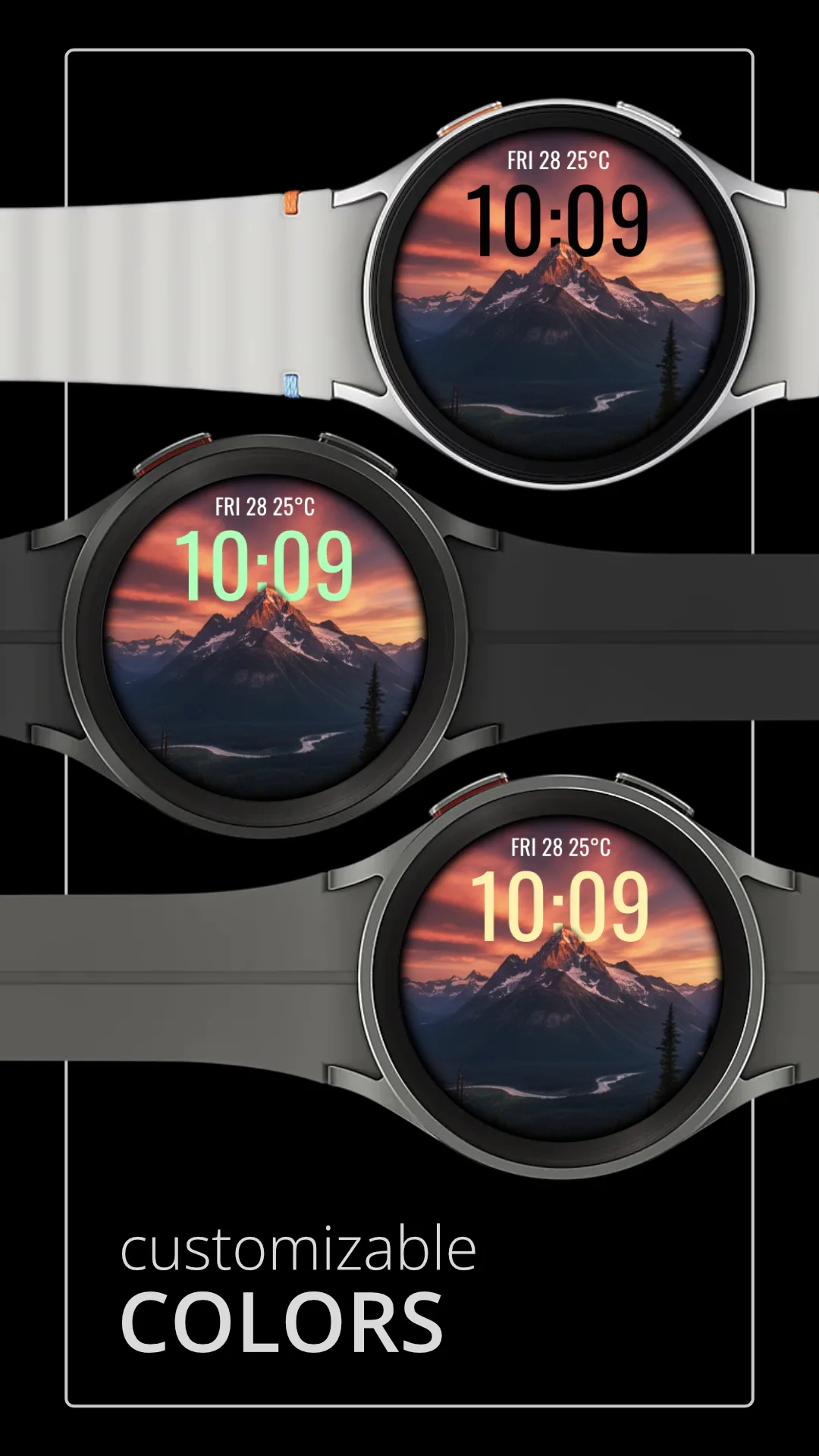 DADAM115 Digital — Digital Wear OS watch face — screenshot 2