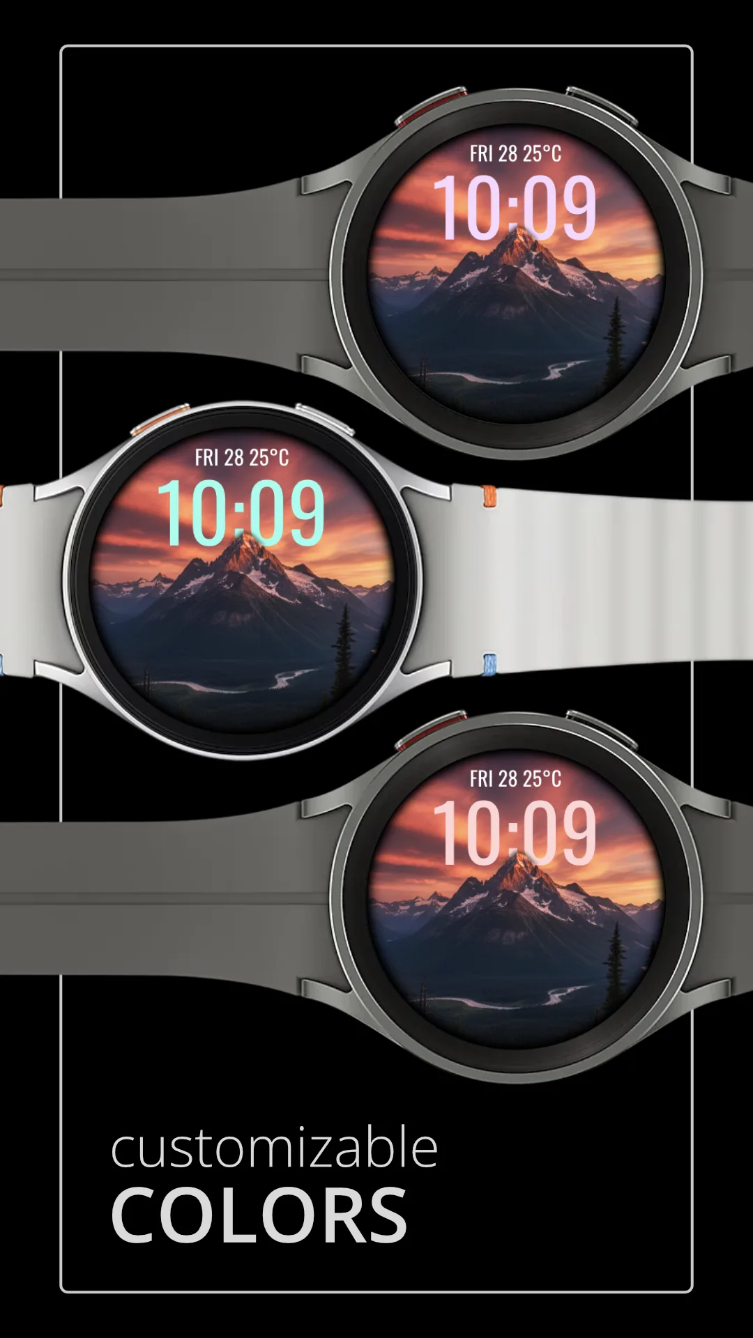 DADAM115 Digital — Digital Wear OS watch face — screenshot 3