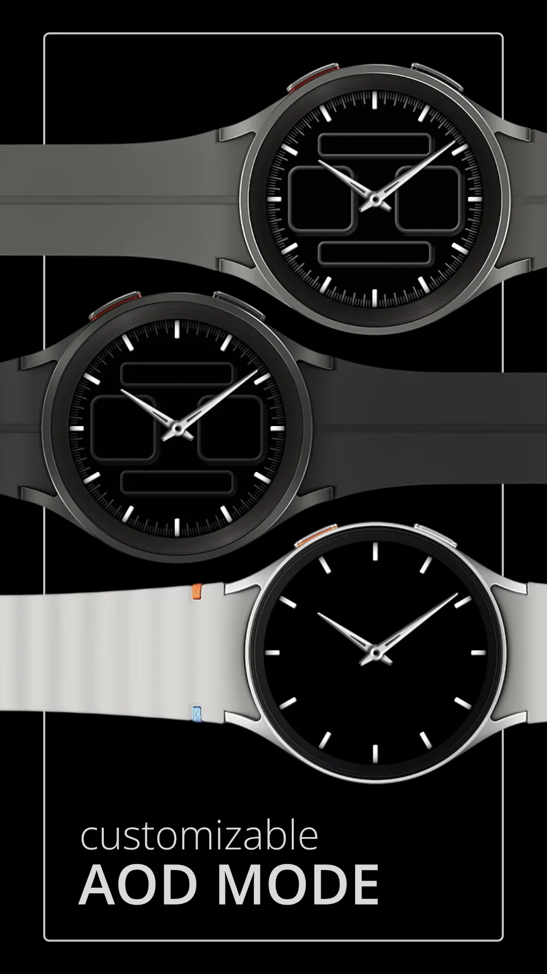 DADAM126 Analog — Analog Wear OS watch face — screenshot 4
