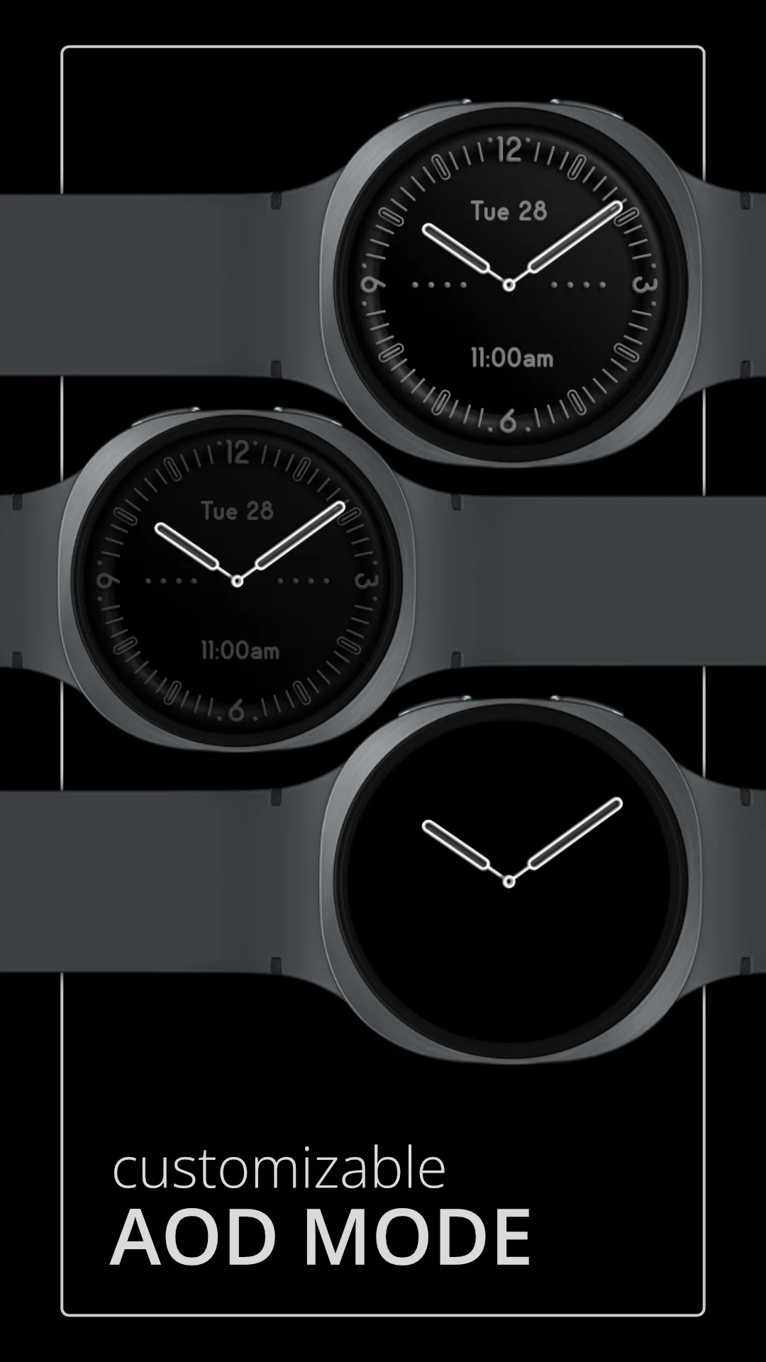 DADAM131 Analog — Analog Wear OS watch face — screenshot 4