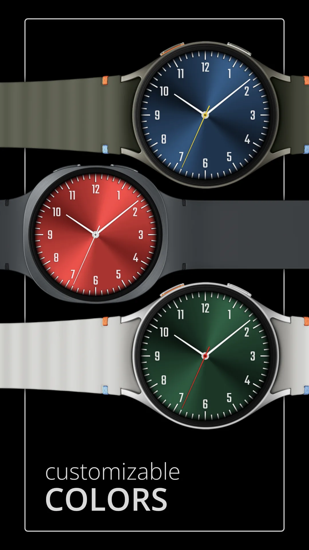 DADAM133 Analog — Analog Wear OS watch face — screenshot 2
