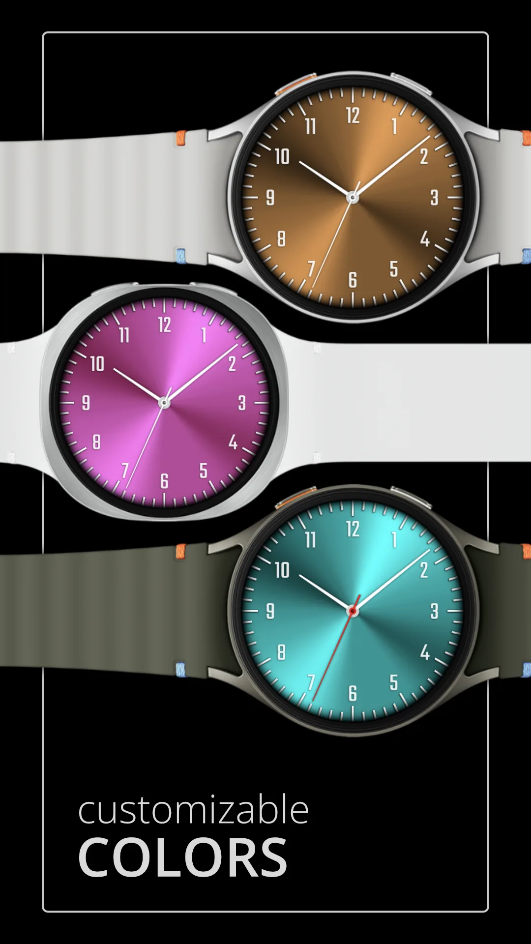 DADAM133 Analog — Analog Wear OS watch face — screenshot 3