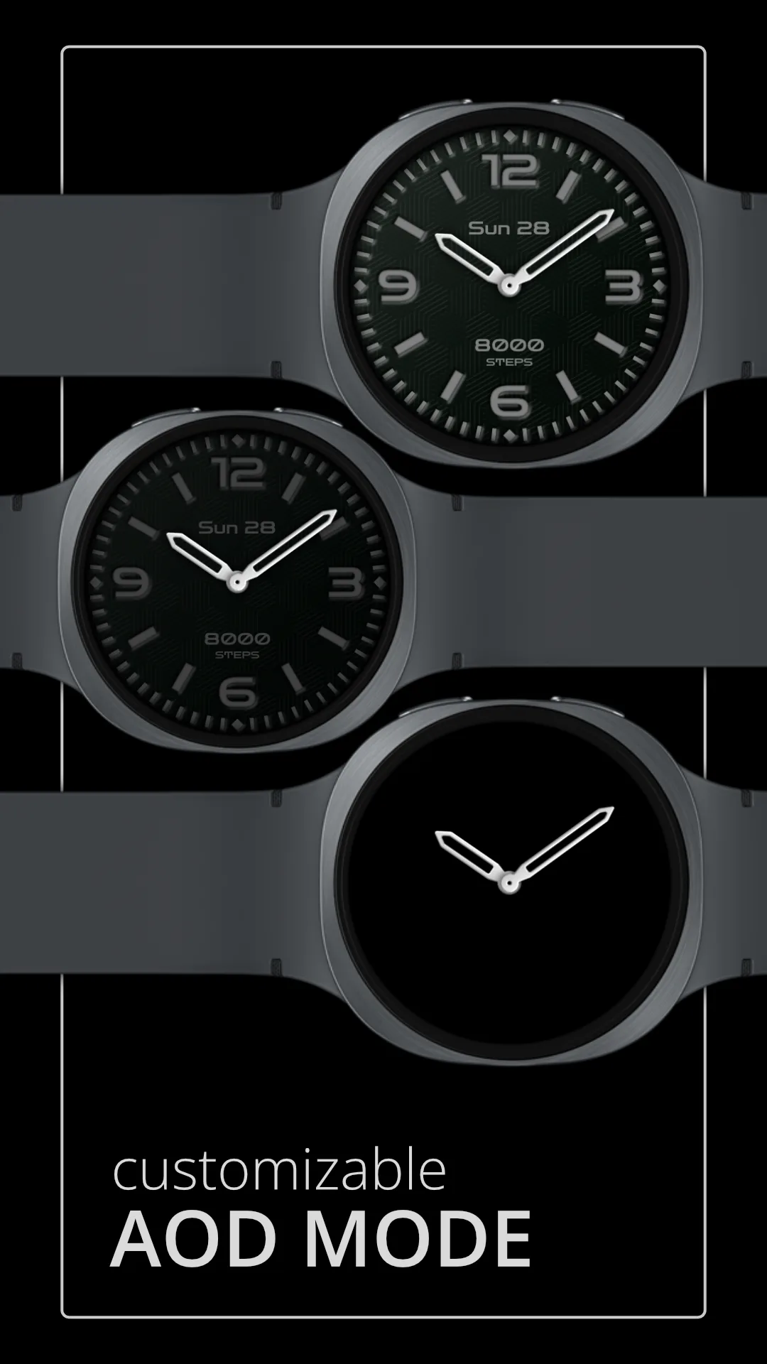 DADAM134 Analog — Analog Wear OS watch face — screenshot 4