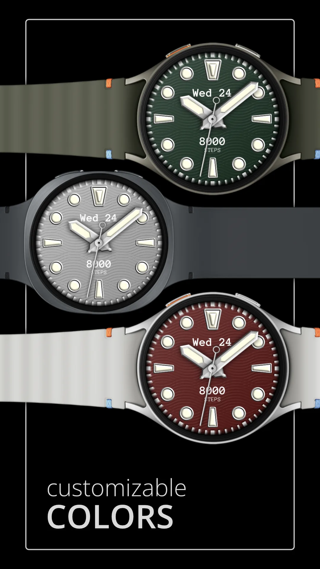 DADAM136 Diver — Diver Wear OS watch face — screenshot 2