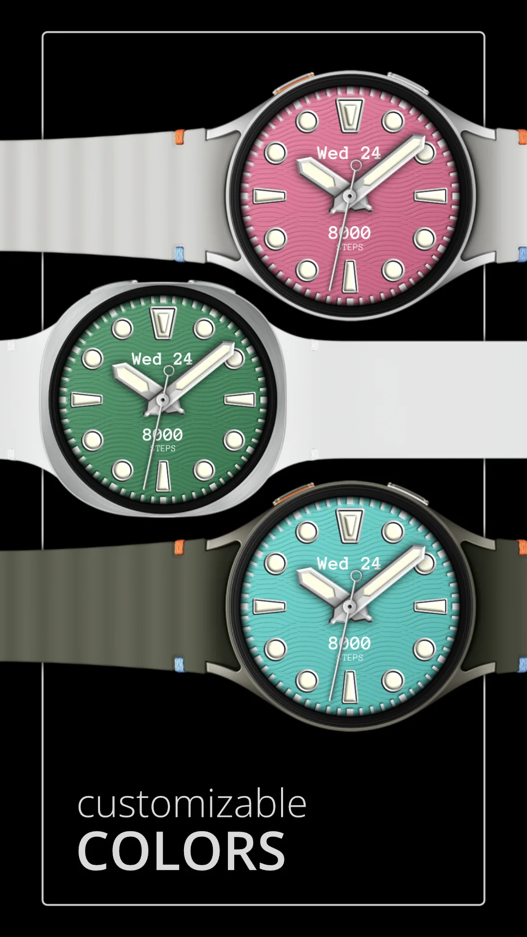 DADAM136 Diver — Diver Wear OS watch face — screenshot 3