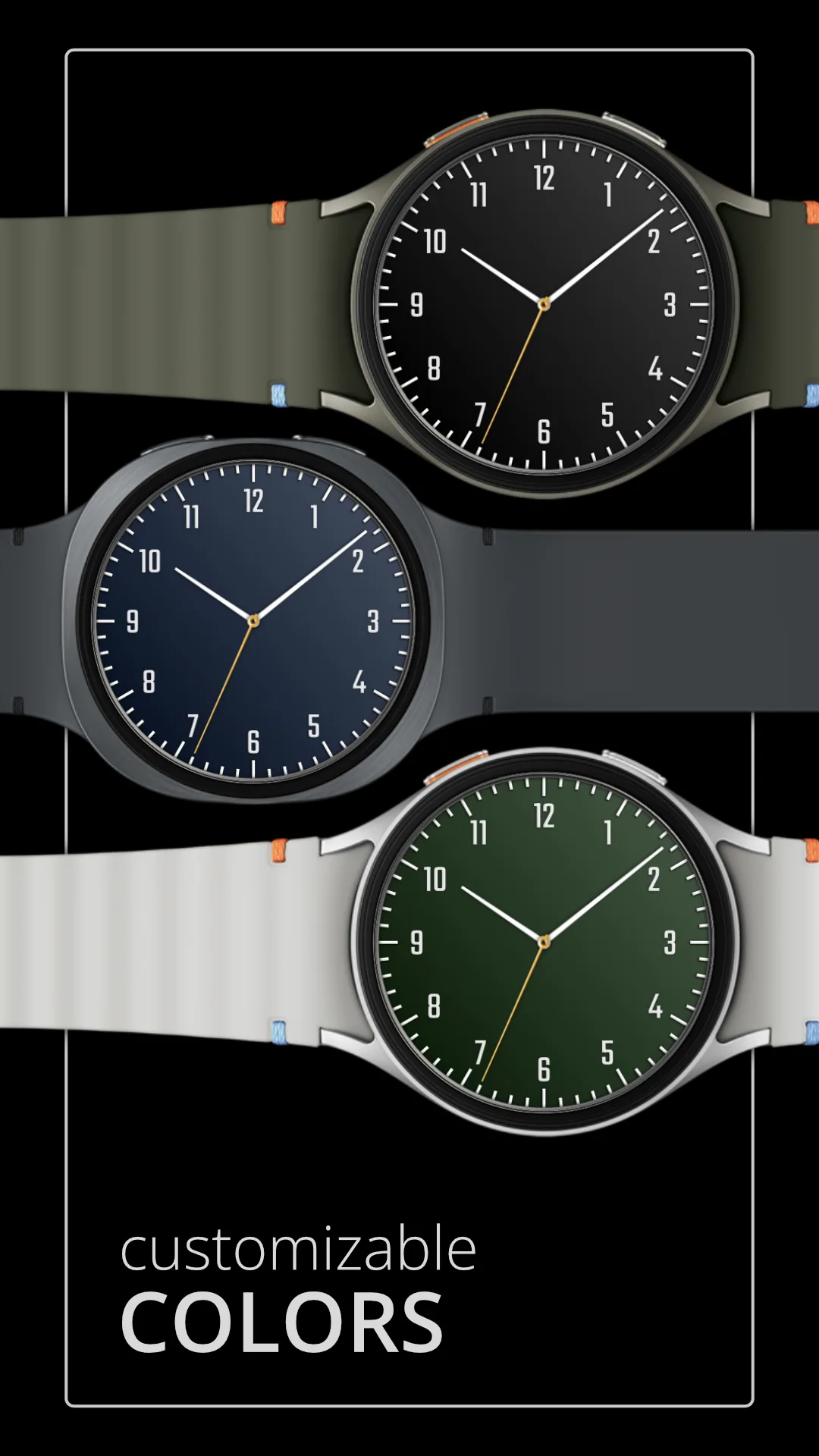 DADAM137 Analog — Analog Wear OS watch face — screenshot 2