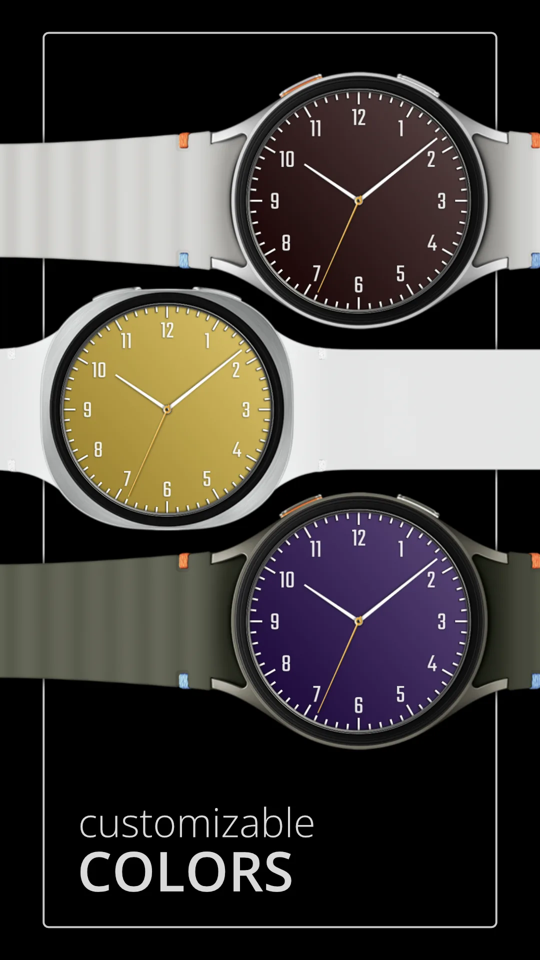 DADAM137 Analog — Analog Wear OS watch face — screenshot 3
