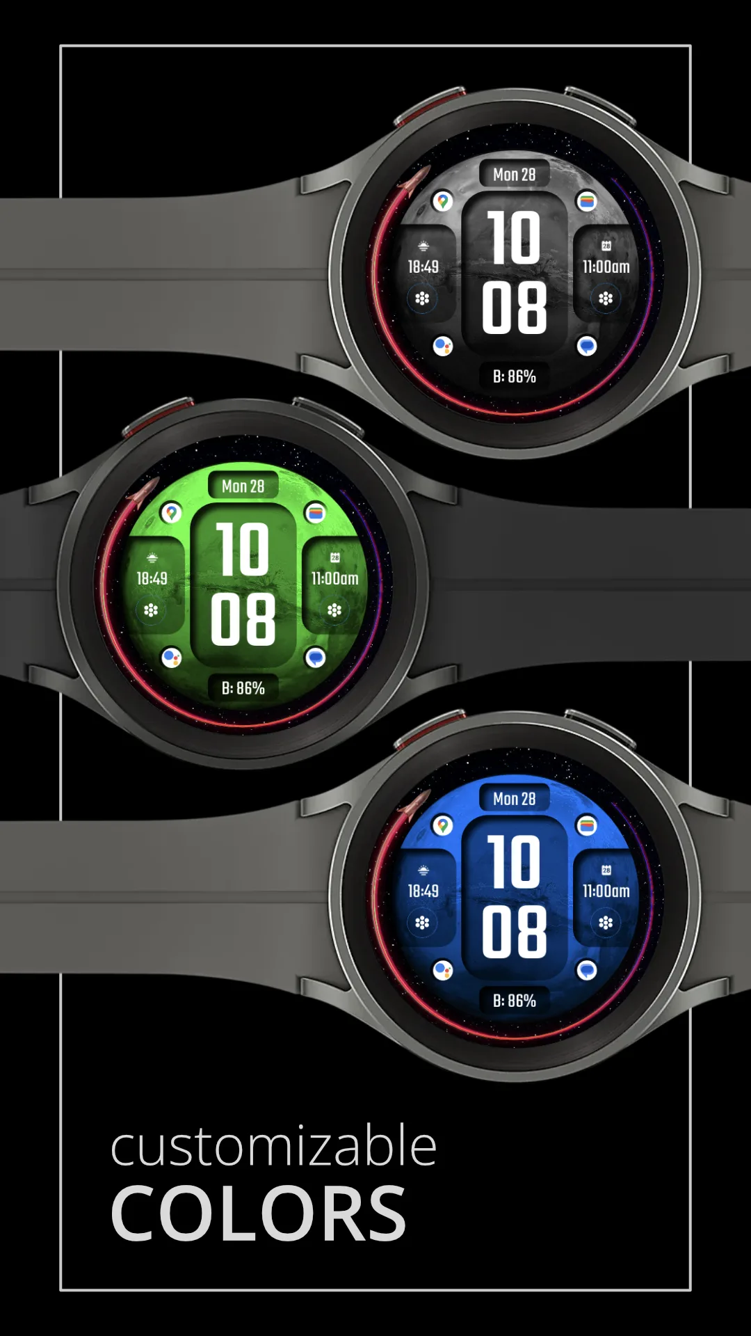 DADAM18PRO — Other Wear OS watch face — screenshot 2