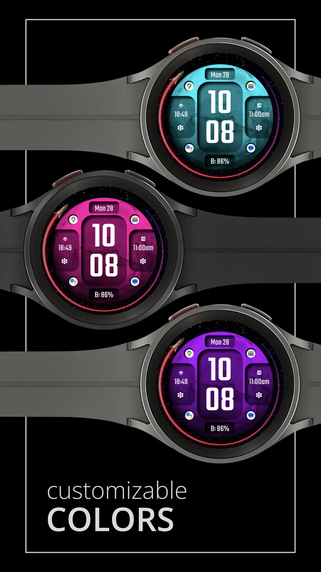 DADAM18PRO — Other Wear OS watch face — screenshot 3