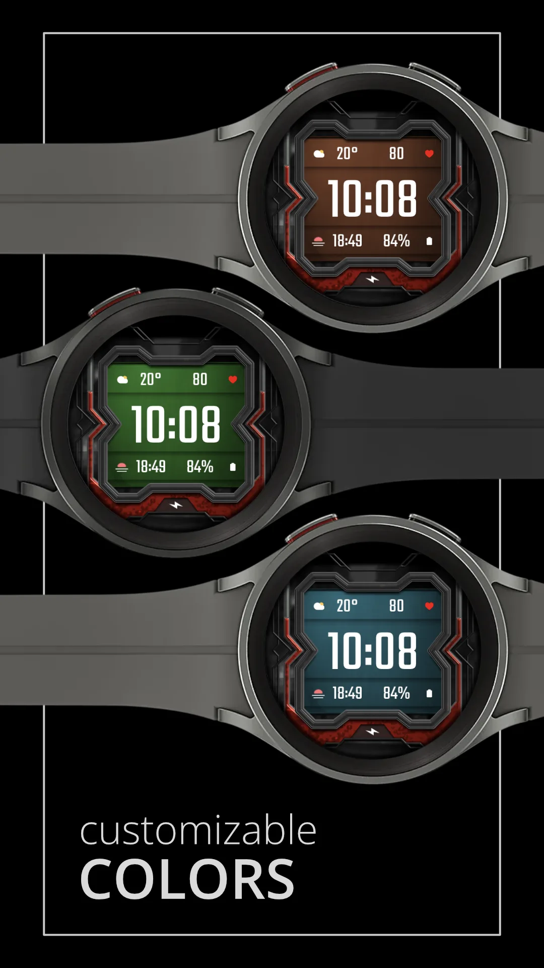 DADAM33 Modern — Modern Wear OS watch face — screenshot 2