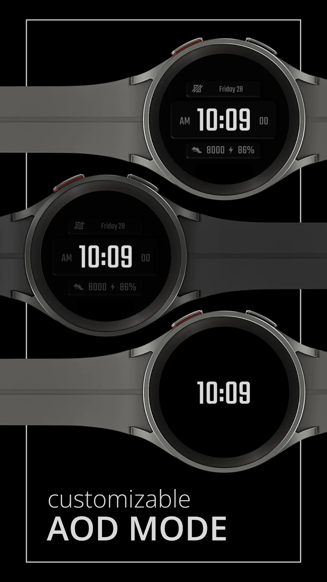 DADAM39 Modern — Modern Wear OS watch face — screenshot 4