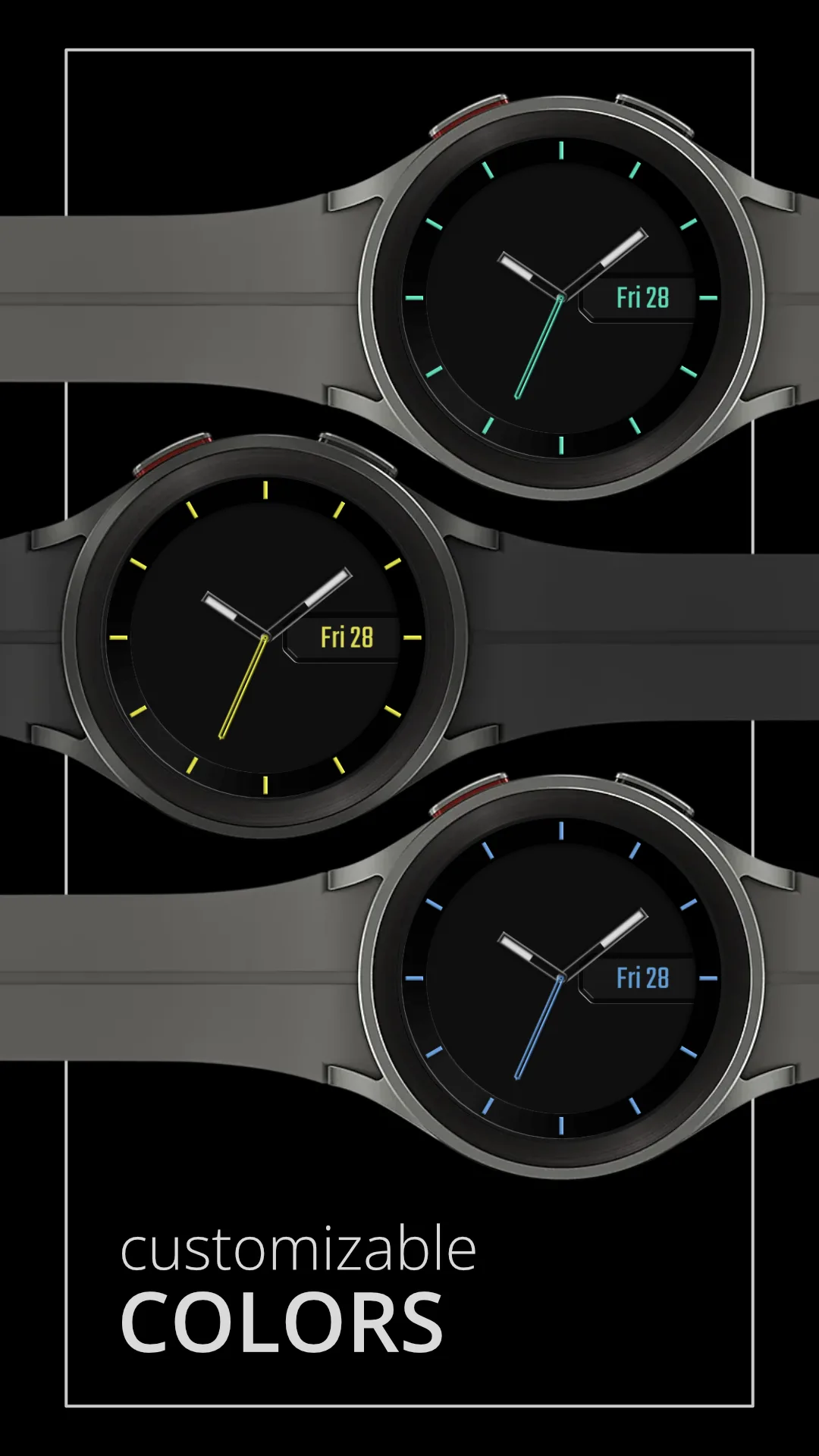 DADAM42 Classic — Classic Wear OS watch face — screenshot 2