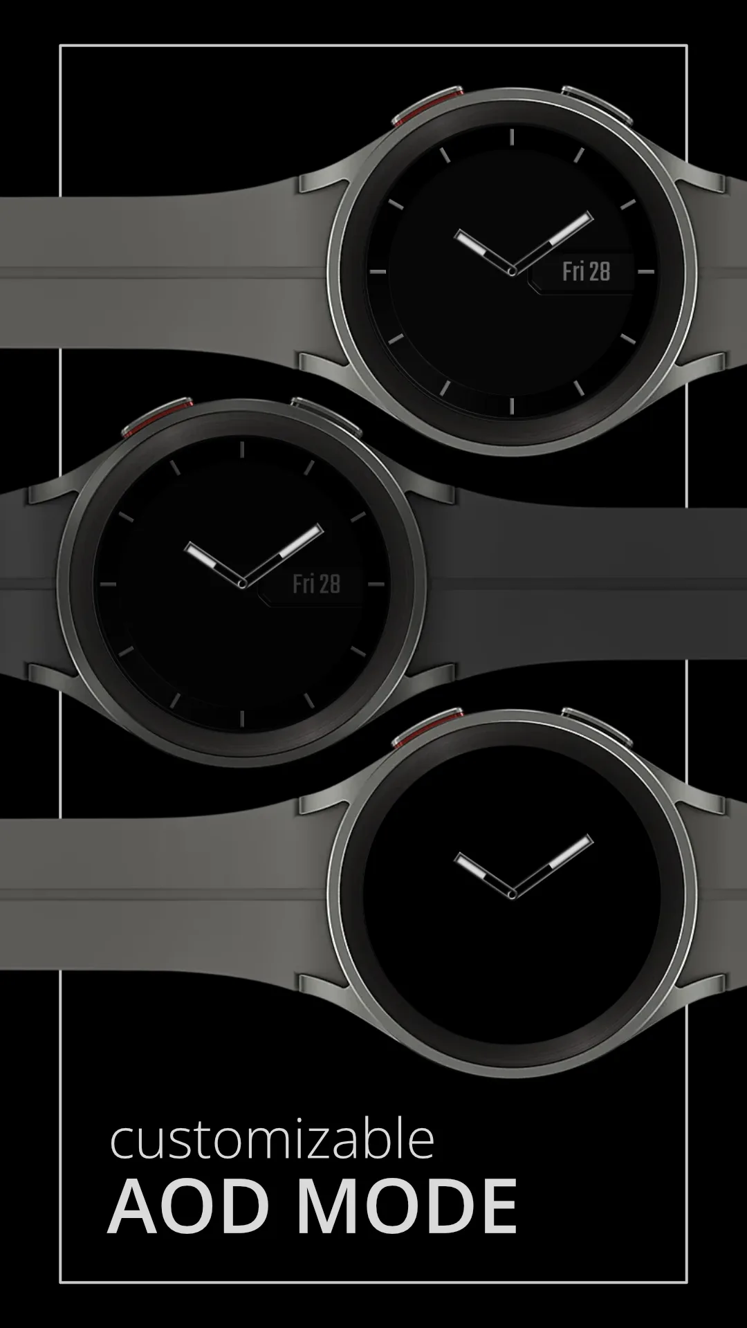 DADAM42 Classic — Classic Wear OS watch face — screenshot 4