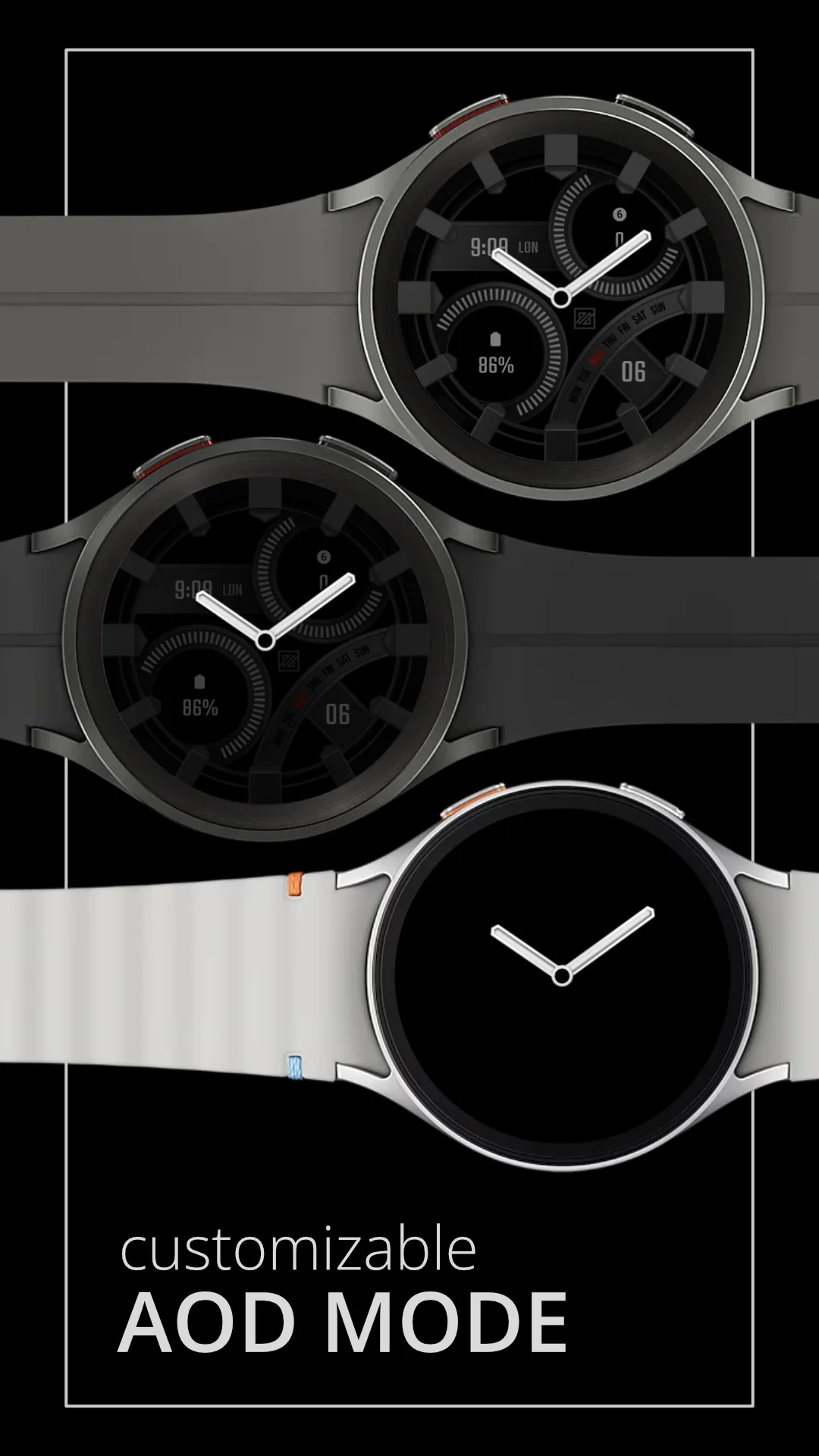 DADAM44 Hybrid — Hybrid Wear OS watch face — screenshot 4