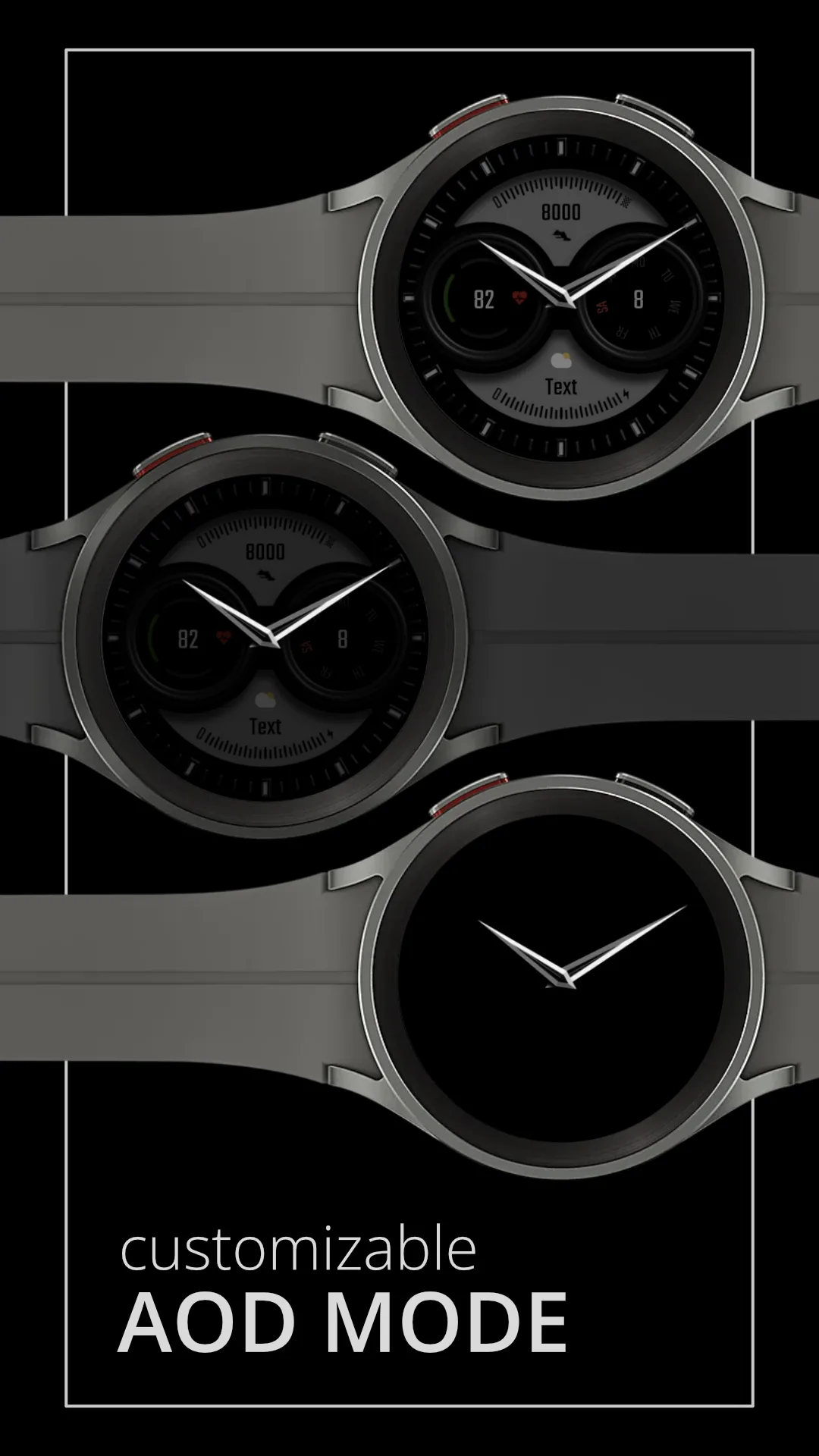 DADAM52 Classic — Classic Wear OS watch face — screenshot 4