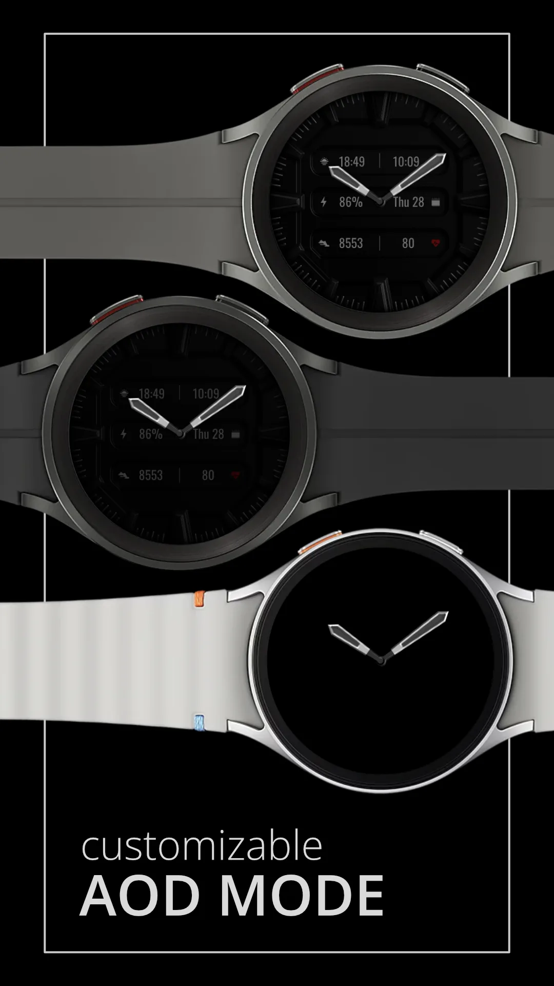 DADAM57 Classic — Classic Wear OS watch face — screenshot 4