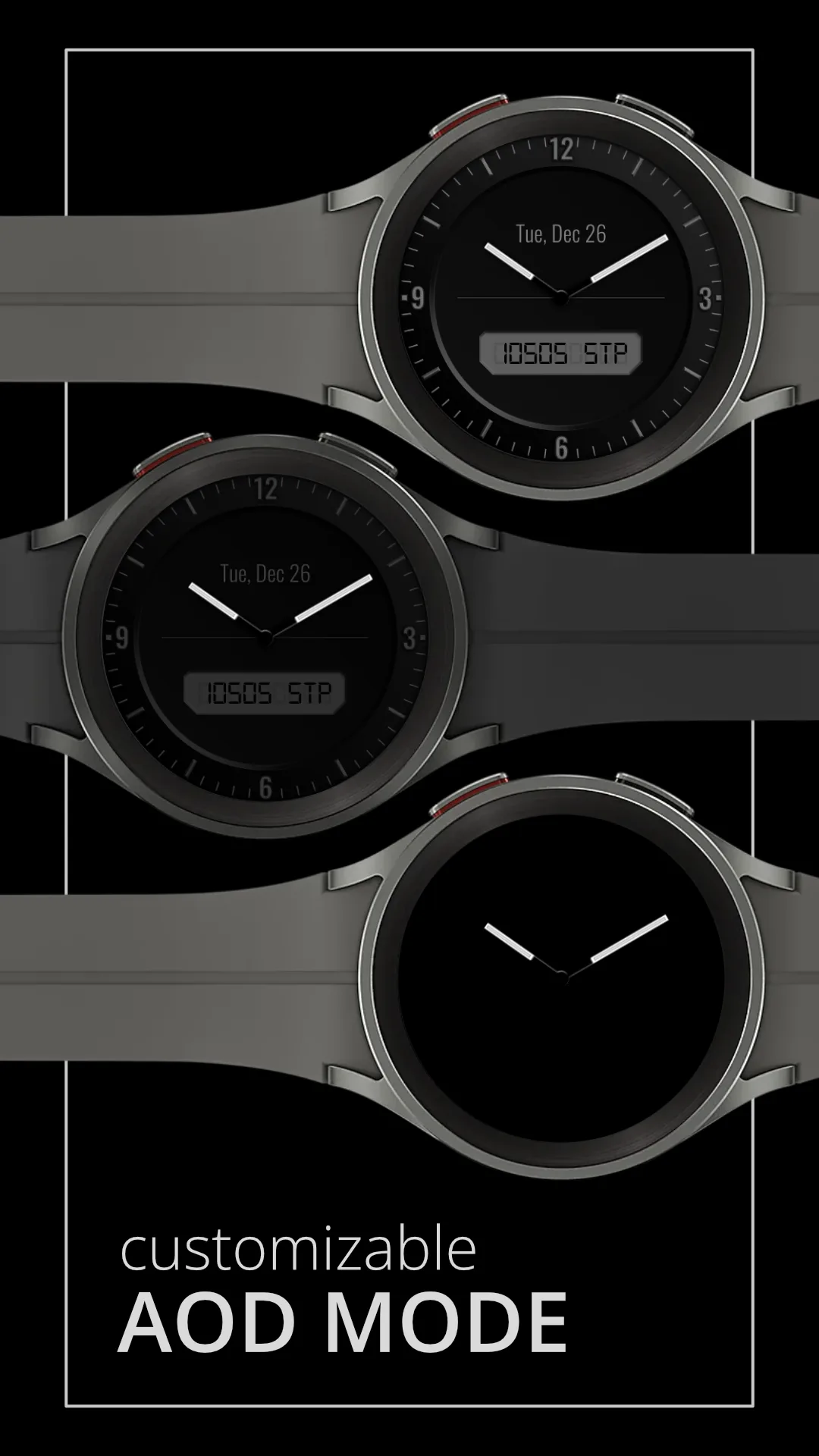 DADAM67 Classic — Classic Wear OS watch face — screenshot 4