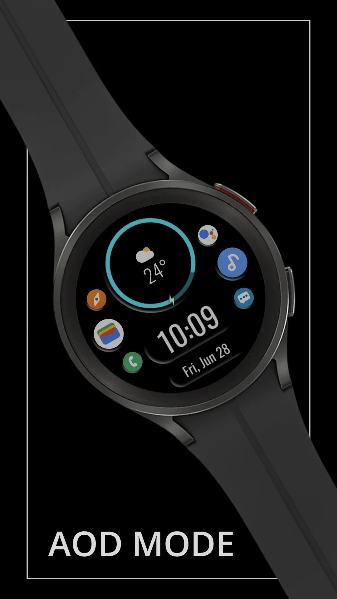 DADAM76 Launcher — Launcher Wear OS watch face — screenshot 4