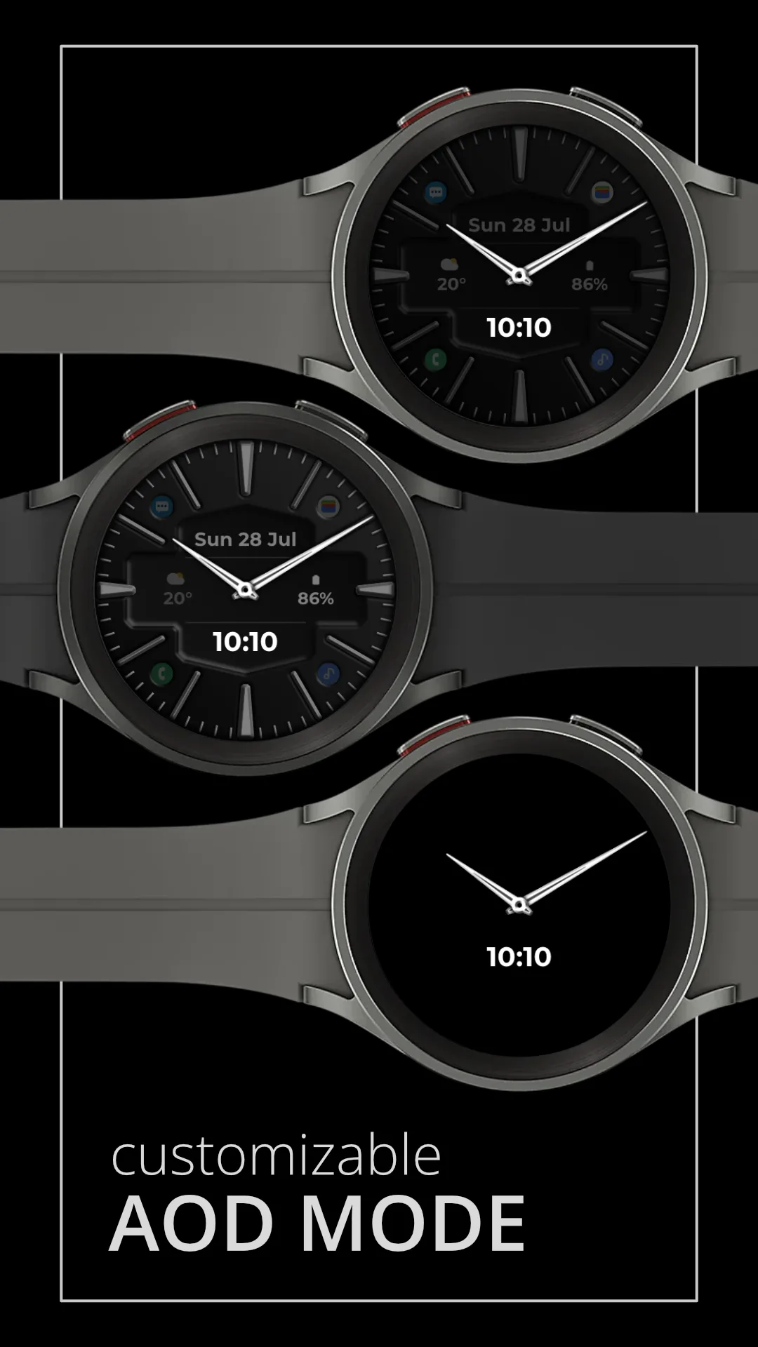 DADAM79 Hybrid — Hybrid Wear OS watch face — screenshot 4