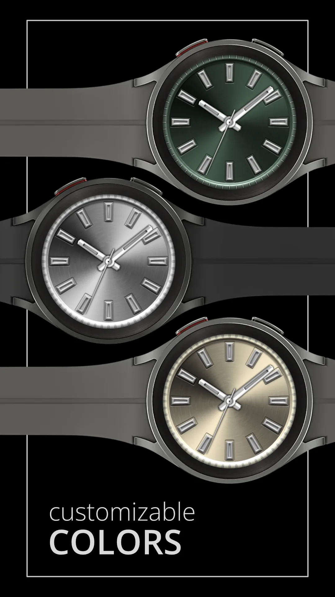 DADAM81 Analog — Analog Wear OS watch face — screenshot 2